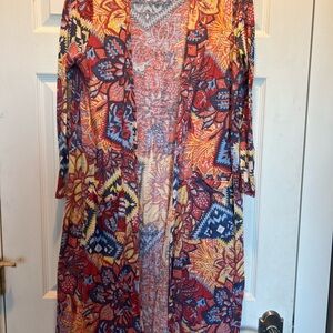 Lularoe Sarah long  cardigan sweater / duster Medium